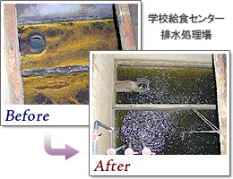 学校給食センター排水処理場